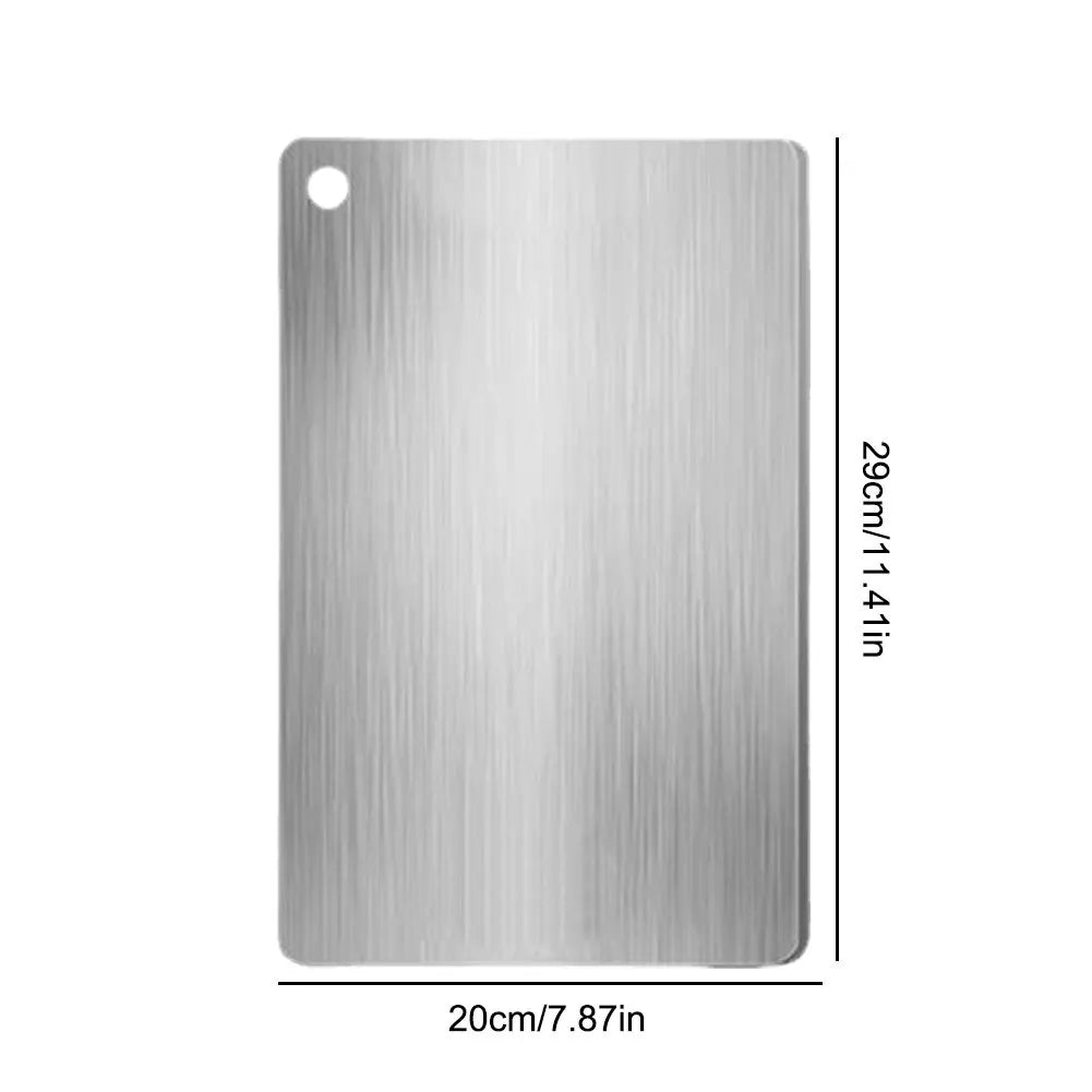 Stainless Steel Thickened Cutting Board Antibacterial Mildew-proof Kneading Dough Board Kitchen Fruit vegetable Cutting Board