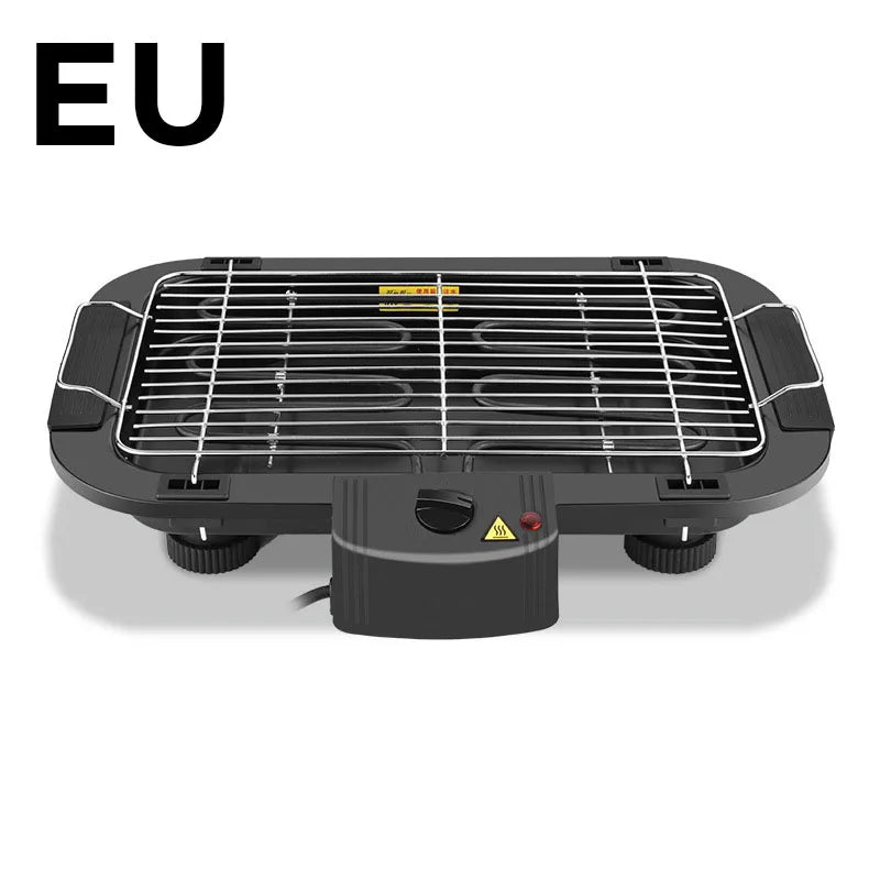 New 2025 Electric Table Top Grill BBQ Barbecue Garden Camping Cooking Indoor 1300W