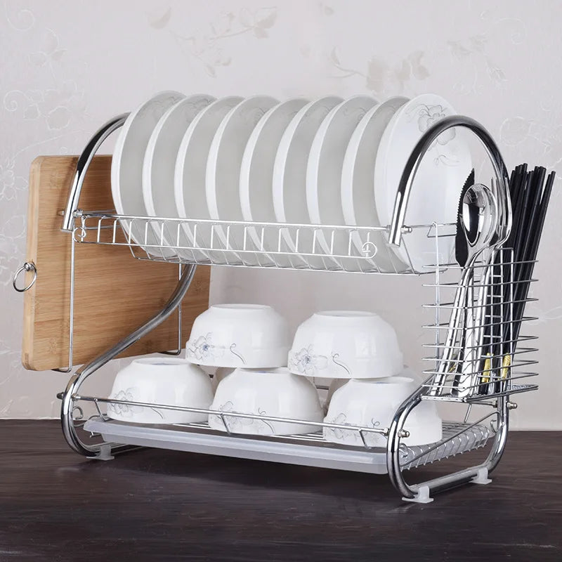Kitchen Accessories Dish Rack Basket Galvanized Household Wash Great Kitchen Storage Sink Drain Drying Rack Organizer Spice Rack