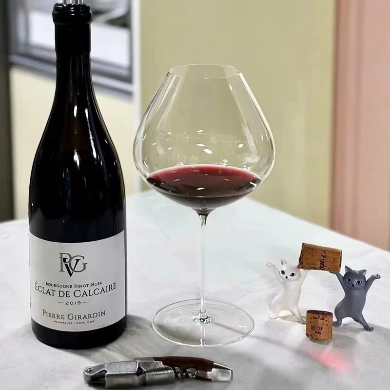 Sydonios Style Crystal Wine Glass France Handmade Extremely Thin Aroma Enlarger Burgundy Cup for Upscale Wine Experience