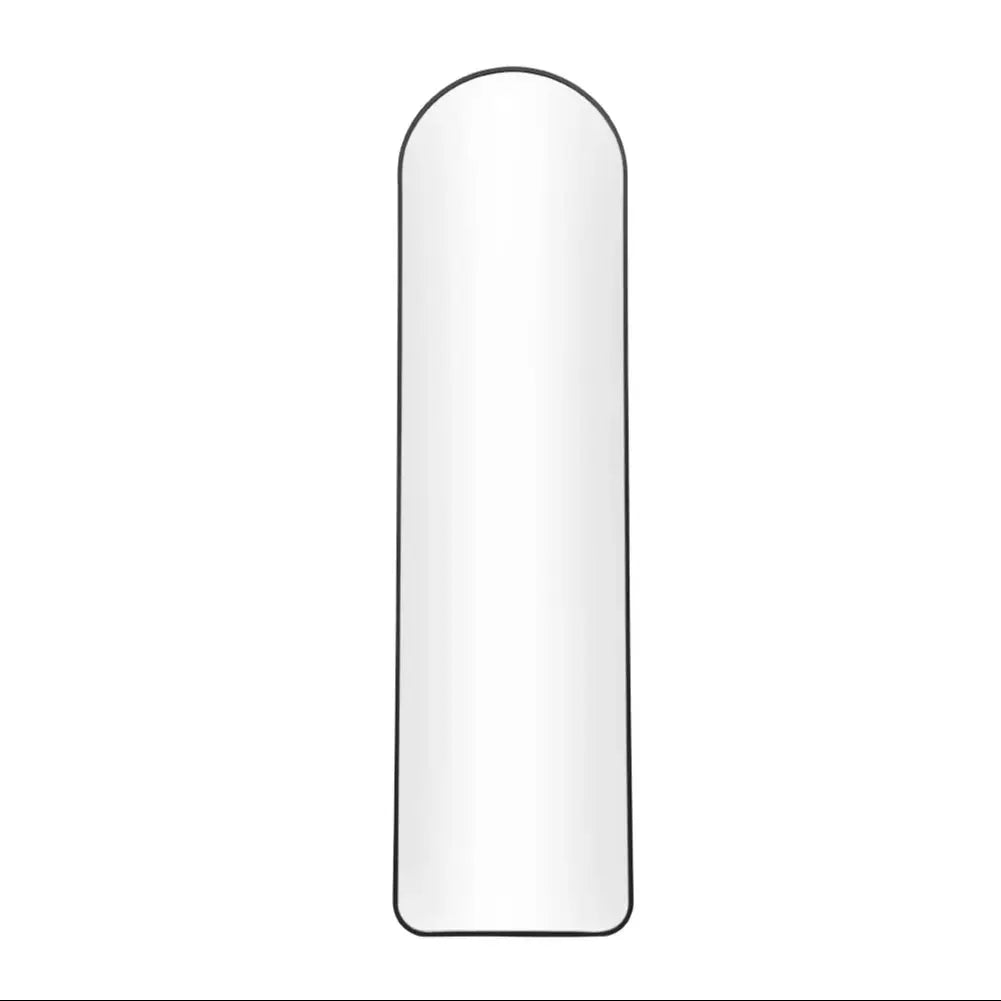 Black 150cm Modern Arched Wall Freestanding Floor Mirror