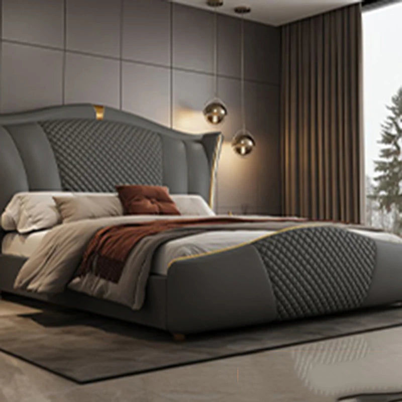 King Size Luxury Massage Bed Modern Design Safe Sleeping Sofa Bed Human Dog Double Letto Matrimoniale Lounge Suite Furniture