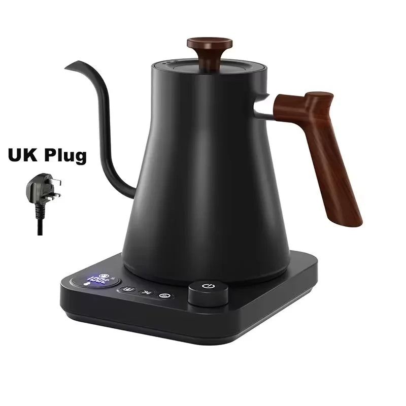Electric Kettle 0.9L Temperature Control Stainless Steel Inner Quick Heating 1200W Electric Kettles for Pour Over Coffee Tea