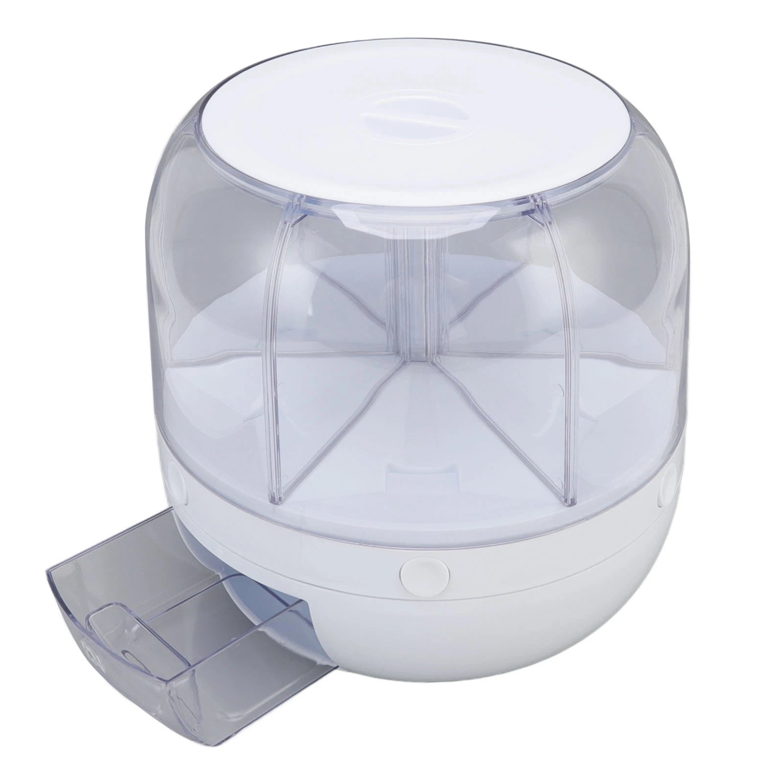 Grain Dispenser 6 Grids PP Rotation Insect Proof Grain Storage Organization Rice Storage Container for Home Kitchen