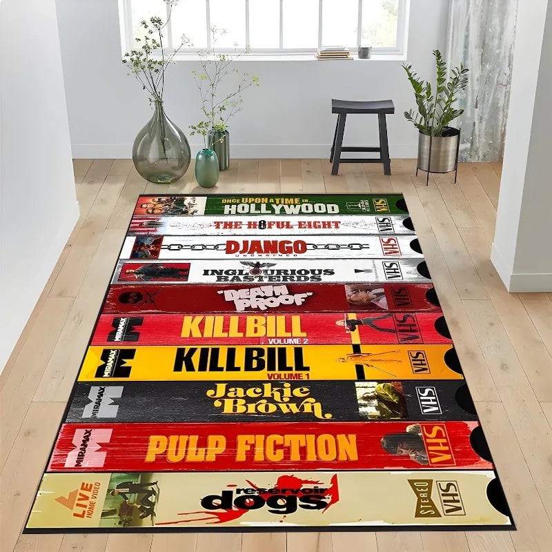 Nostalgic Retro Themed Rug