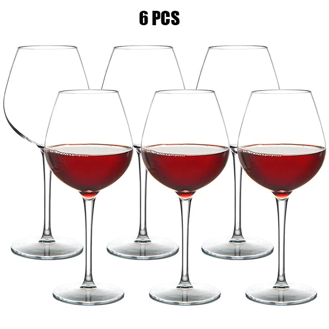 MICHLEY 2/4/6PCS Unbreakable Tritan Plastic Wine Glass Picnic Set Reusable Luxury For Party Barware Outdoor Dishwasher