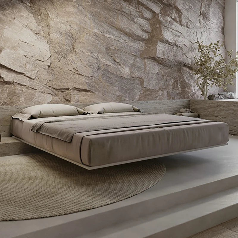 Floating Create Bed Minimalist Wedding High Quality Simple Modern Bed Design Full Body Ltalian Style Muebles Bedroom Furniture