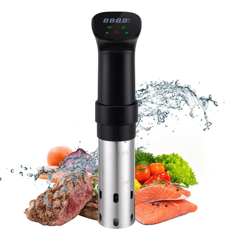 1100W Sous Vide Cooker LCD Touch Digital Display Immersion APP Control Circulator Accurate Cooking Vacuum Smart Slow Cooker