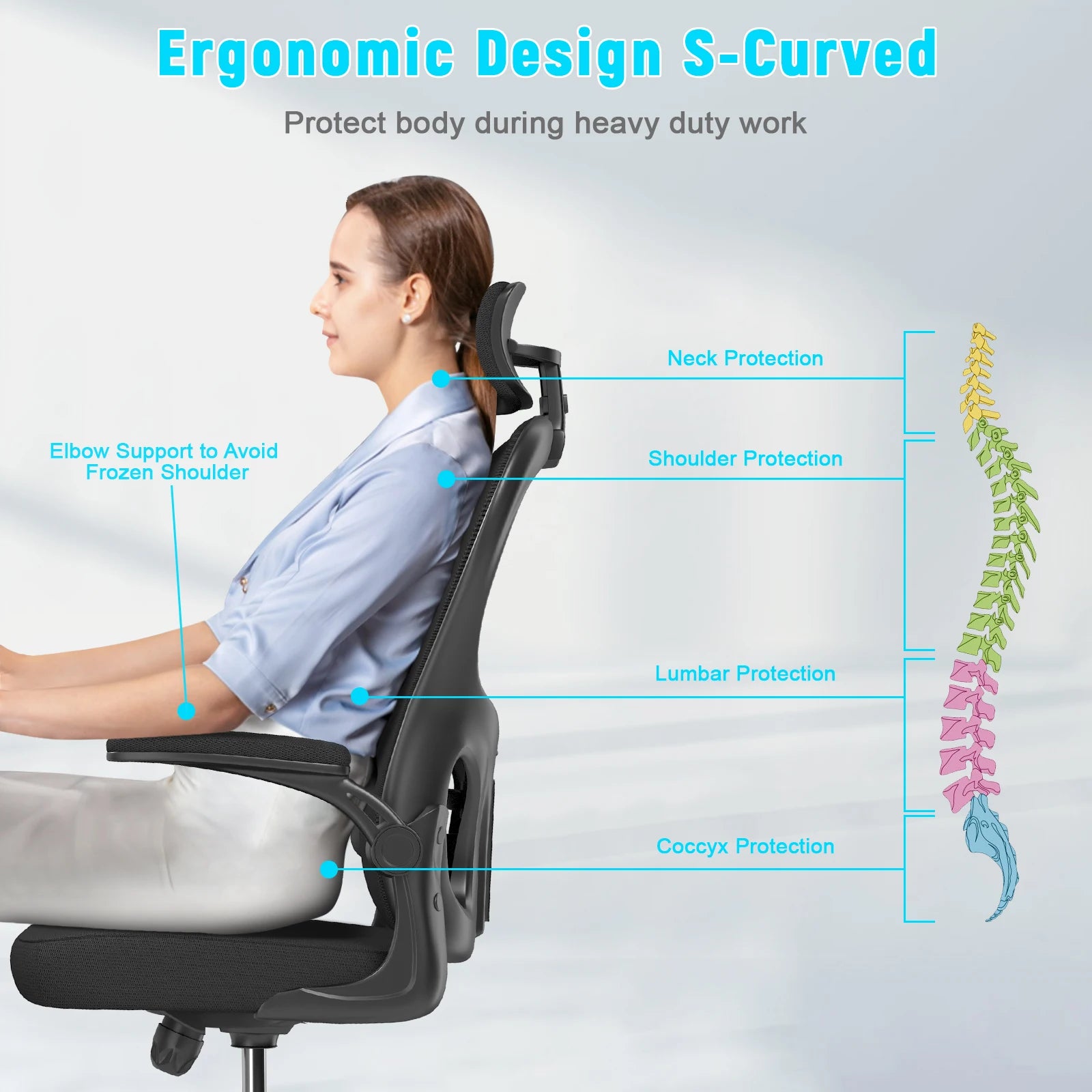 Computer Chair Home Office Chair Reclining Lift Swivel Chair Dormitory Student Gaming Game Seat Backrest Ergonomic Office Chair
