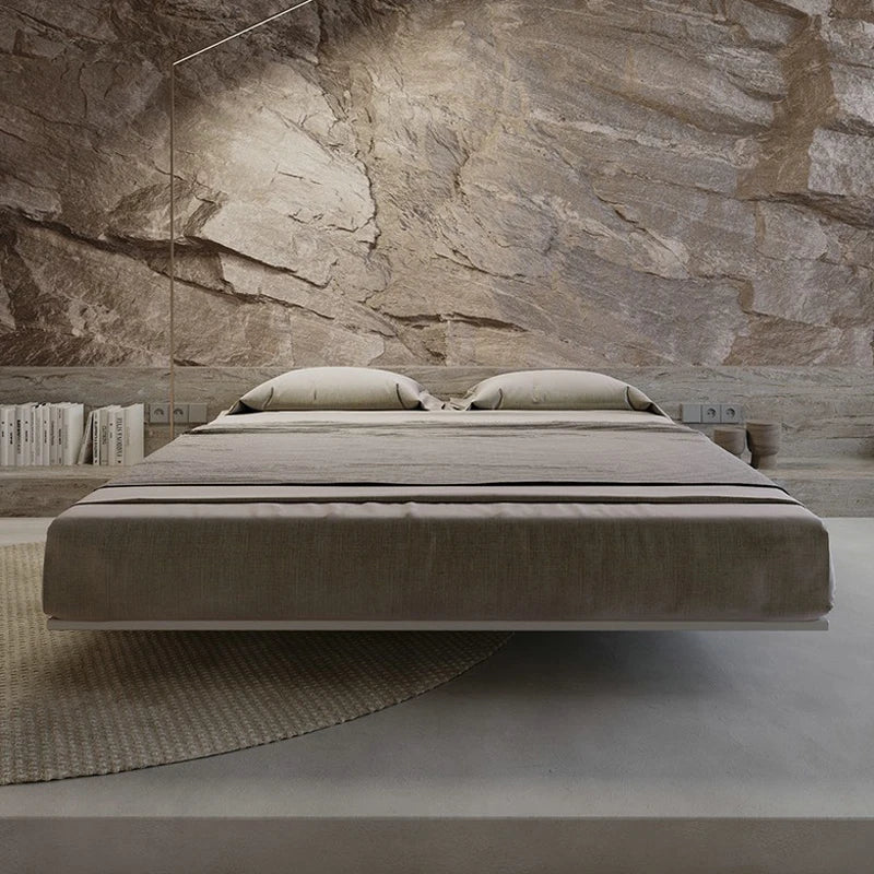 Floating Create Bed Minimalist Wedding High Quality Simple Modern Bed Design Full Body Ltalian Style Muebles Bedroom Furniture