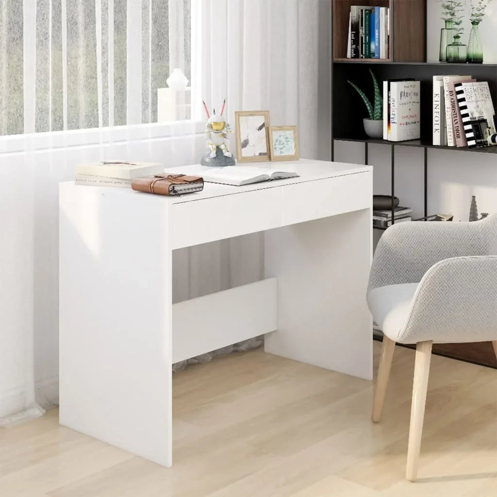 White desk 101x50x76,5 cm chipboard Nordic study Table Pc Gamer computer desk home office furniture
