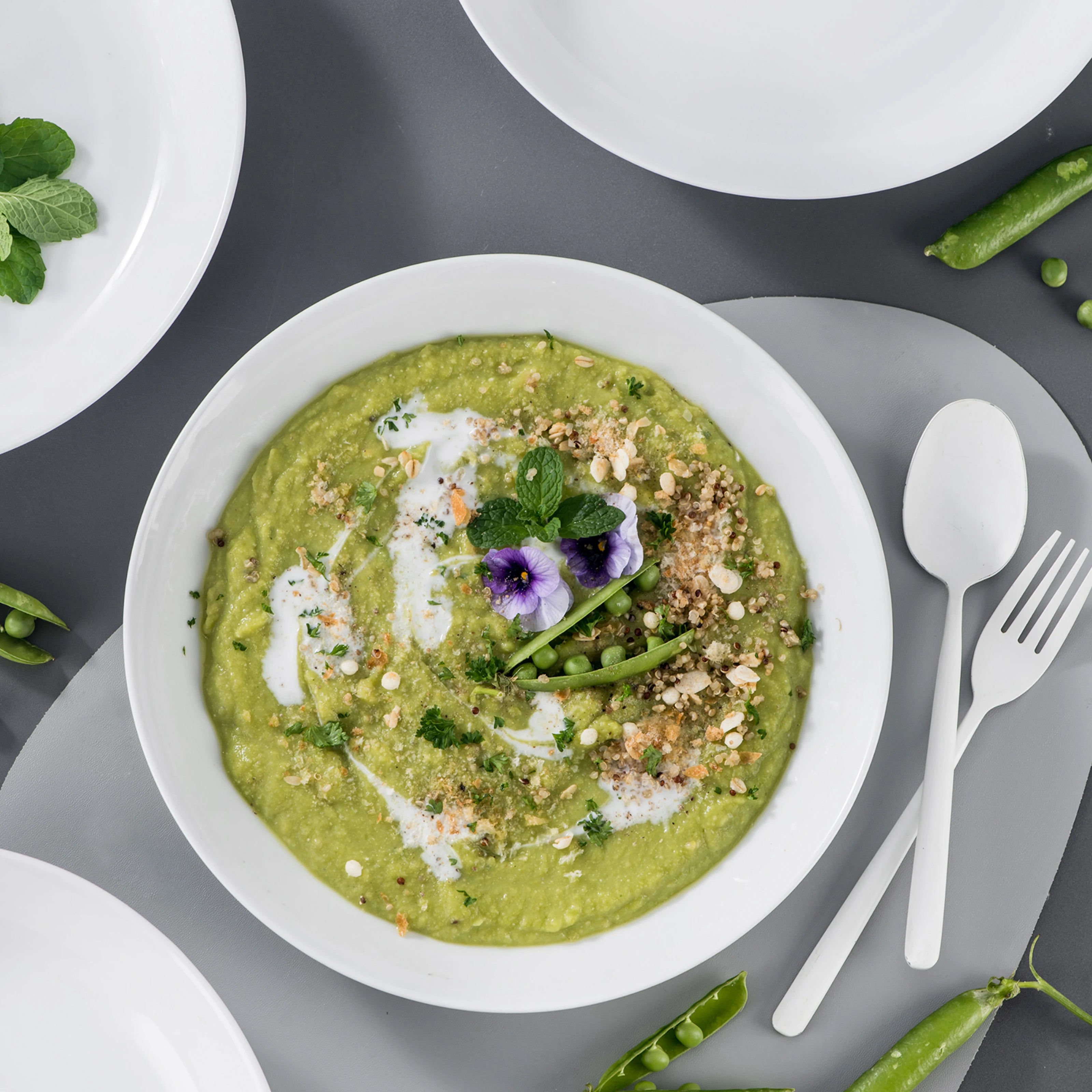 MALACASA 4/8/12 Piece Large Pasta Bowls Set 1680 ML Salad Bowl Ceramic Bowl Sets Wide and Shallow Bowls Set For Fruit/Pasta