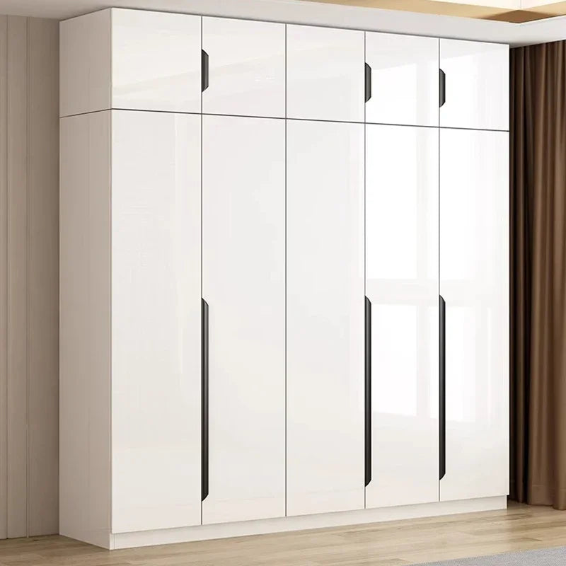 Nordic Luxurious Modern Wardrobe White Doors Women Clothes Wardrobe Organizer Cupboard Roupeiro De Quarto Bedroom Furniture