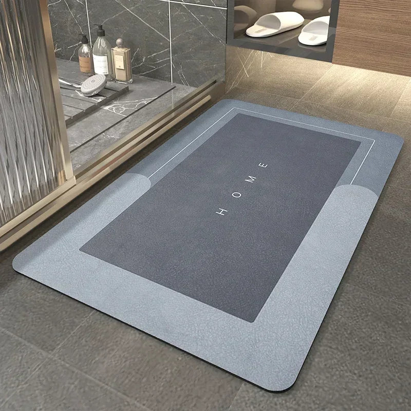 Super Absorbent Floor Mat: Quick Drying, Non-slip, Easy to Clean - Ideal for Bathroom, Doorway, Kitchen - Dropship Available