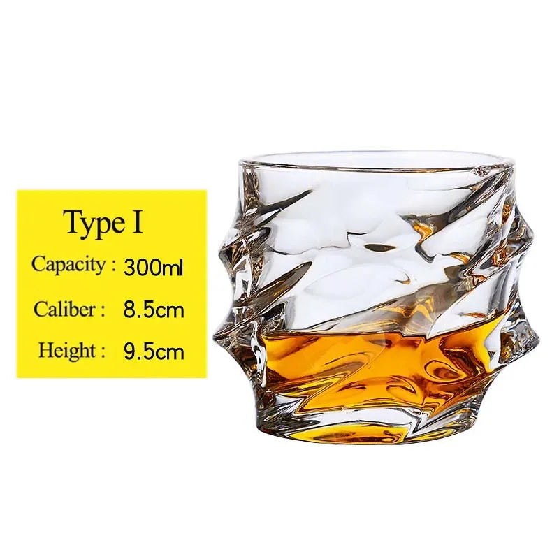 Whiskey Glass Cup Crystal Whisky Glasses Cups for Alcoho Drinking Scotch Bourbon Whisky Cognac Vodka Gin Tequila Rum Home Bar