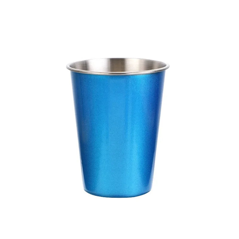 350/500ml 304 Stainless Steel Metal Cup Whisky Beer Cups White Wine Coffee Tumbler Travel Camping Mugs Drinking Coffee Tea Mug