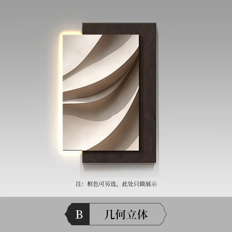 Led Geometric Wall Lamp Italy Designer Square Mounted Sconce For Living Room Resturant Background Wall Decoration Hall Way Light