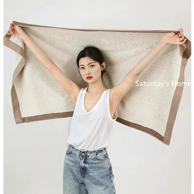 Nordic Pure Cotton Skin-friendly Lazy Face Towels Absorbent Bathroom Towel Class A Combed Long-Staple Kids Towel Beach Towel