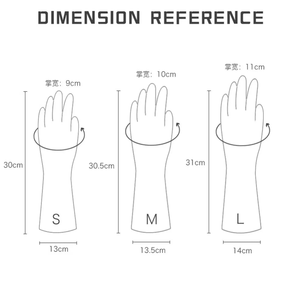 Kitchen Dish Washing Gloves Household Dishwashing Gloves Rubber Gloves for Washing Clothes Cleaning Gloves for Dishes