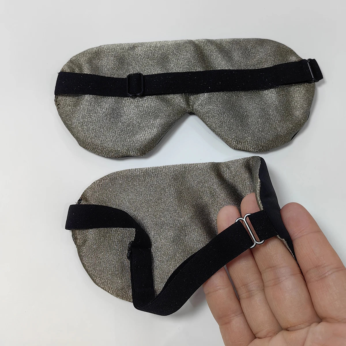 Silver Fiber Eyeshade Antibacterial Eye Cover Soft Anti-radiation for Health