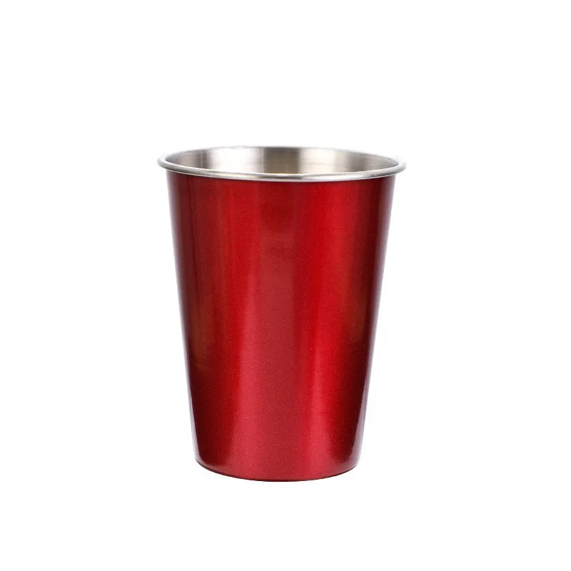 350/500ml 304 Stainless Steel Metal Cup Whisky Beer Cups White Wine Coffee Tumbler Travel Camping Mugs Drinking Coffee Tea Mug