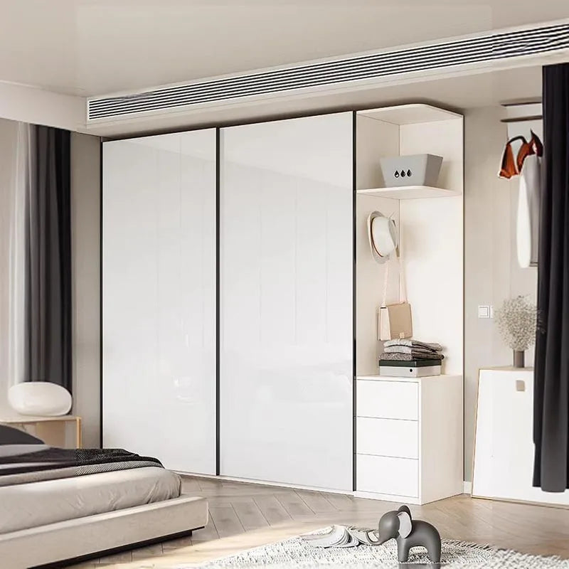 Design Wood Bedroom Wardrobes Organiser Elegant Storage Living Room Wardrobe Set Luxury Wooden Armario De Ropa Furniture Home