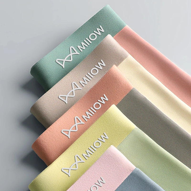 MiiOW 3Pcs Nylon Breathable Men's Panties Seamless Drying Men Underwear Cotton Antibacterial Crotch Man Boxers Mens Underpants