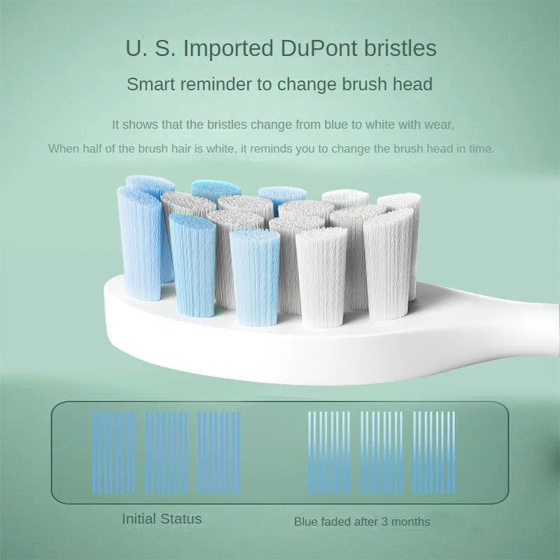 IPX7 2H Wireless Charging Toothbrush with Travel Case Dupont Soft Bristles Sonic Electric Holder Teeth Whitening 12 Modes Brush