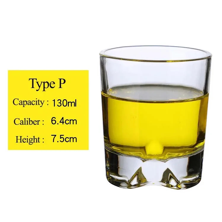 Whiskey Glass Cup Crystal Whisky Glasses Cups for Alcoho Drinking Scotch Bourbon Whisky Cognac Vodka Gin Tequila Rum Home Bar