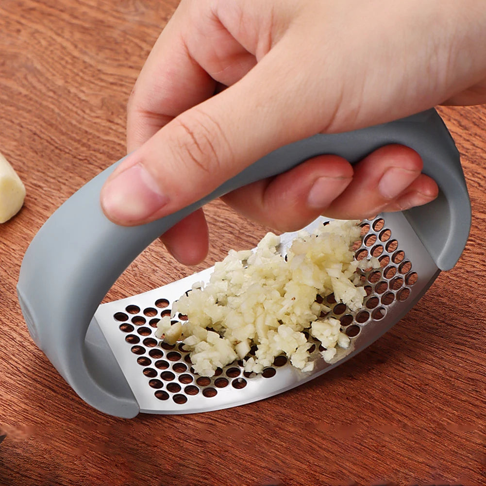 1/2pcs Garlic Press Crusher Manual Garlic Mincer Stainless Steel Chopping Garlic Tool Fruit Vegetable Tools Kitchen Accessories