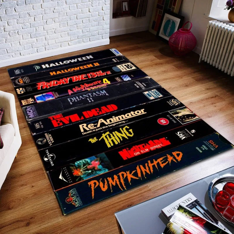 Nostalgic Retro Themed Rug