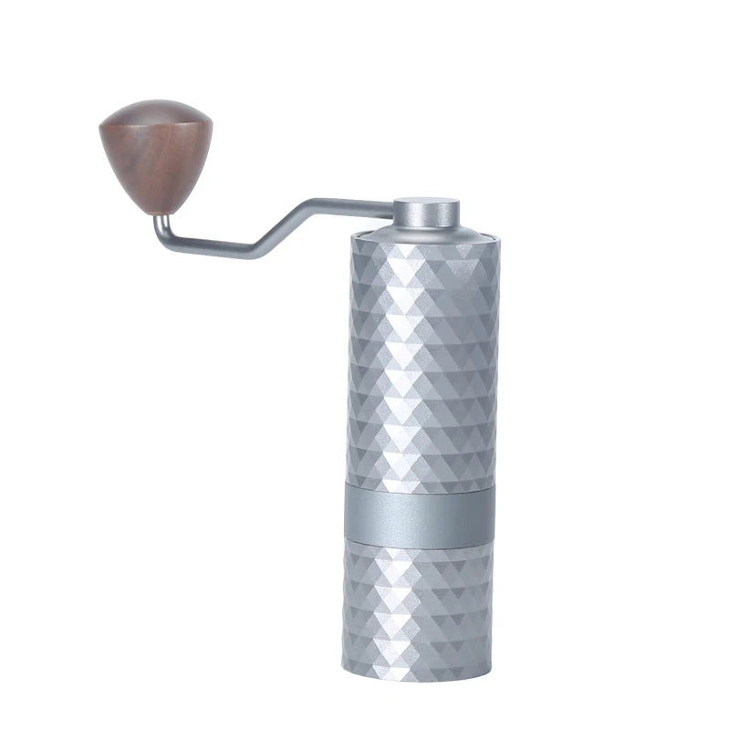 HAVMORE Upgrade Manual Coffee Grinder CNC Professional Stainless Steel Diamond Adjustable Manual Burr Coffee Bean Grinding