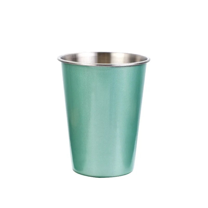 350/500ml 304 Stainless Steel Metal Cup Whisky Beer Cups White Wine Coffee Tumbler Travel Camping Mugs Drinking Coffee Tea Mug