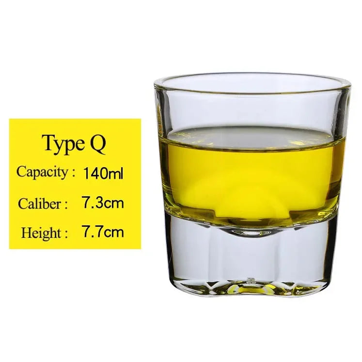 Whiskey Glass Cup Crystal Whisky Glasses Cups for Alcoho Drinking Scotch Bourbon Whisky Cognac Vodka Gin Tequila Rum Home Bar