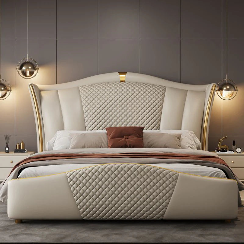 King Size Luxury Massage Bed Modern Design Safe Sleeping Sofa Bed Human Dog Double Letto Matrimoniale Lounge Suite Furniture