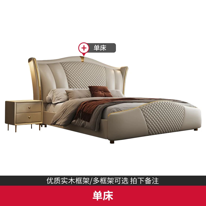 King Size Luxury Massage Bed Modern Design Safe Sleeping Sofa Bed Human Dog Double Letto Matrimoniale Lounge Suite Furniture