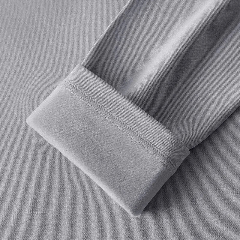 2/4 Piece Men's And Teenagers' Thermal Underwear Set Simple And Fashionable Long Sleeve Bottoming Shirt Elastic Waist Trousers P