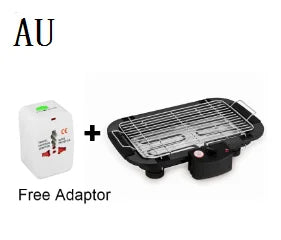 New 2025 Electric Table Top Grill BBQ Barbecue Garden Camping Cooking Indoor 1300W