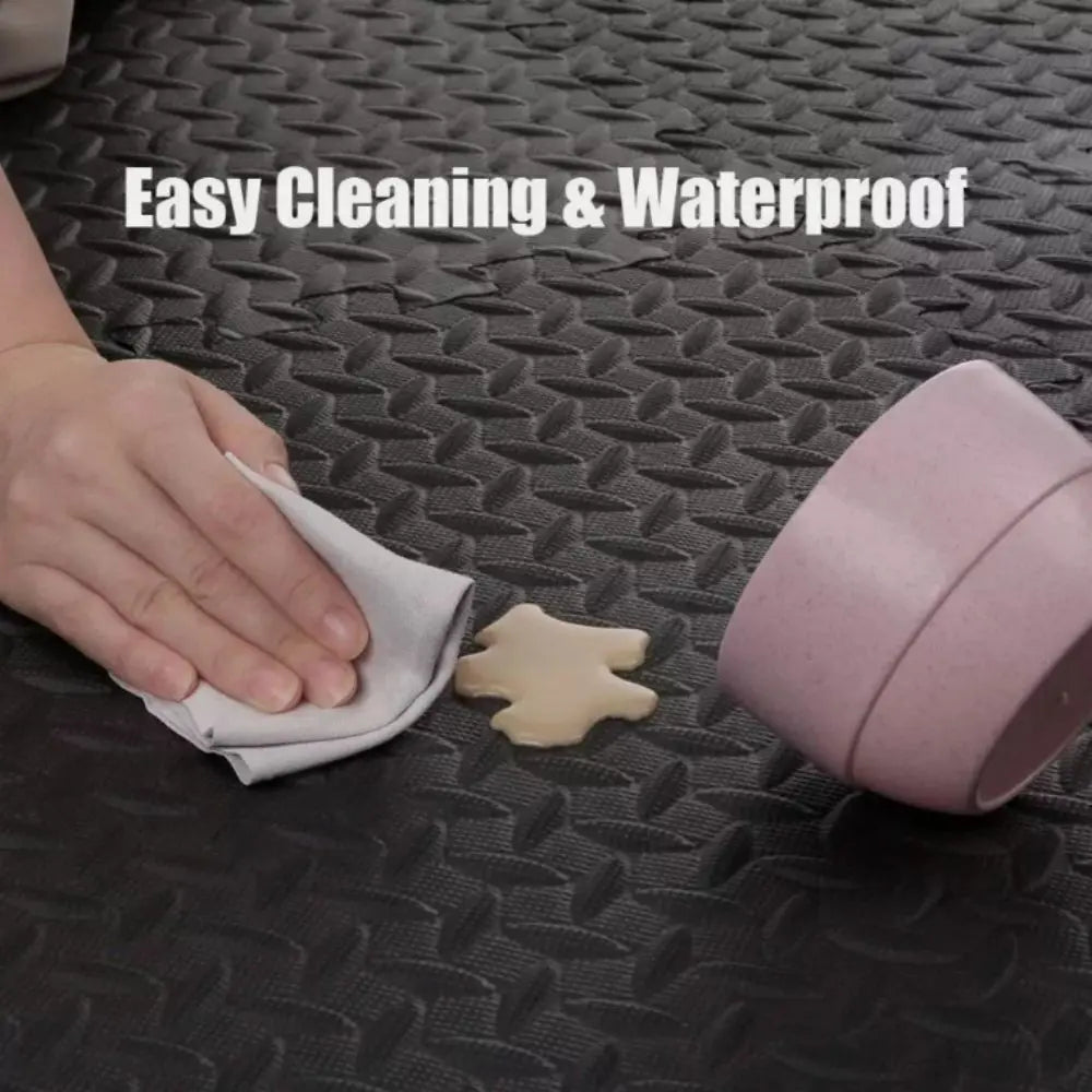 8pcs 60*60cm Non-slip Heavy Duty Gym Floor Interlocking Mat