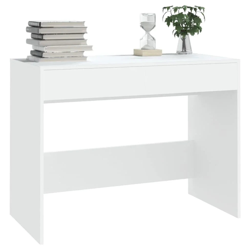 White desk 101x50x76,5 cm chipboard Nordic study Table Pc Gamer computer desk home office furniture