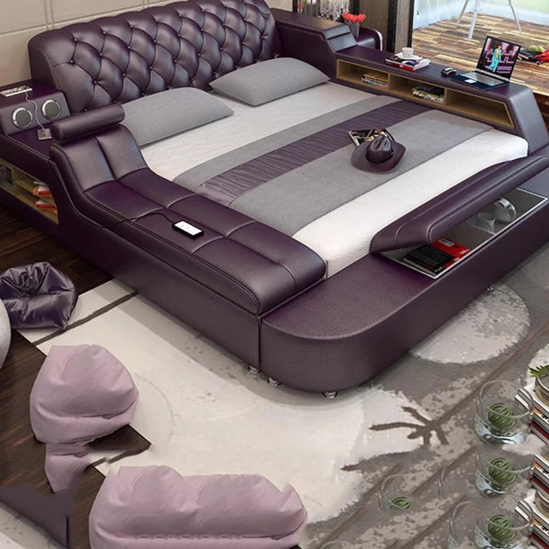 Space Saving Smart Bed Multifunctional Luxury Nordic European Sun Full Simple Bed Camping Children Wood Muebles Hotel Furniture