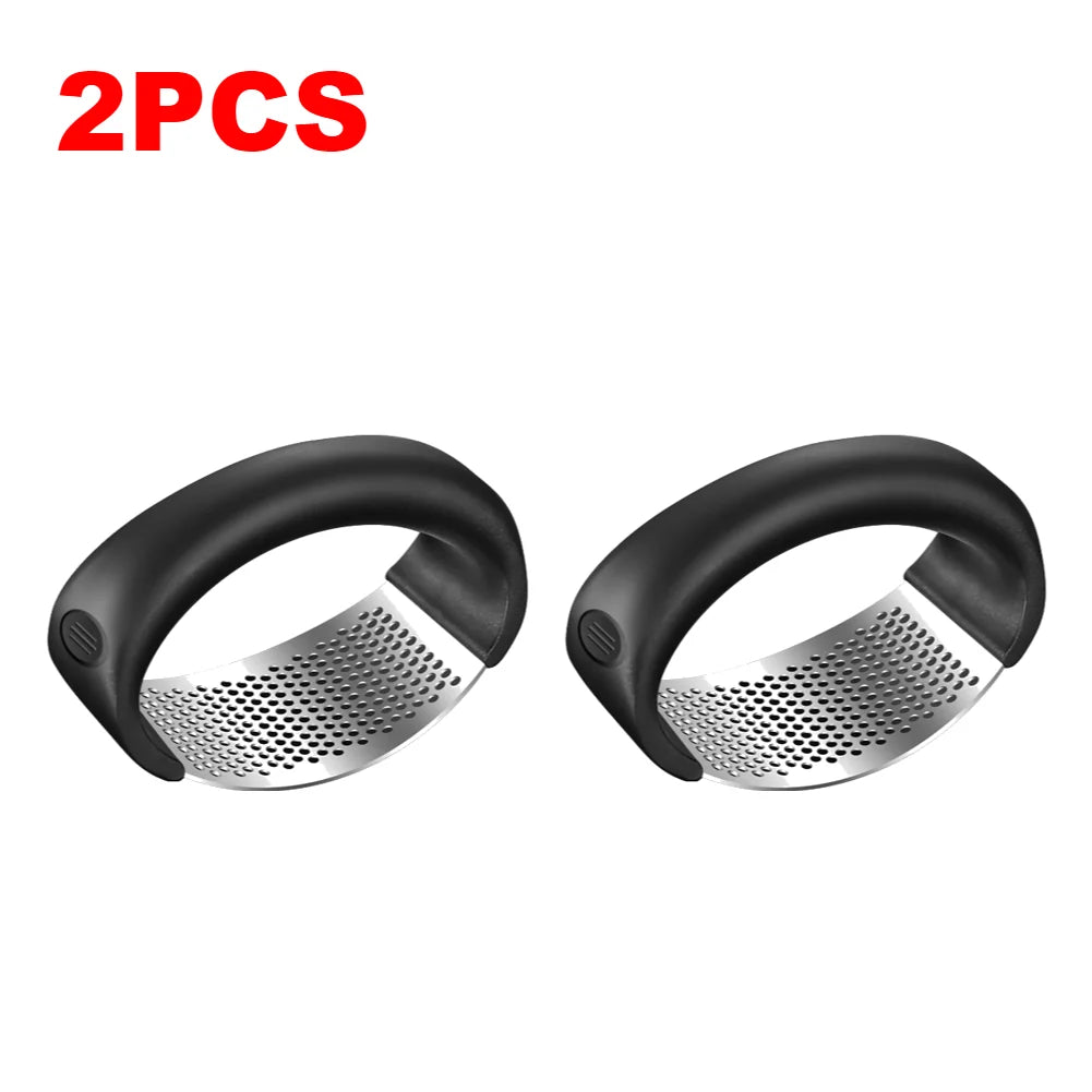 1/2pcs Garlic Press Crusher Manual Garlic Mincer Stainless Steel Chopping Garlic Tool Fruit Vegetable Tools Kitchen Accessories