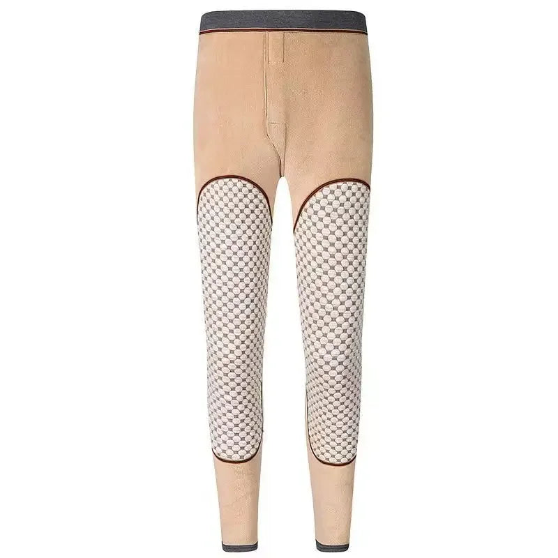 High Quality Winter Men Thermal Underwear Male Leggings Thermos Pants Warm Wool Thickened Long Johns Men's Elastic Pants Q09