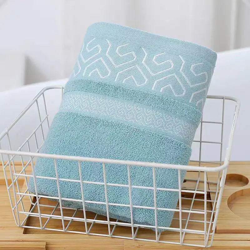380g new pure cotton thick bath towel 70*140 soft absorbent no shedding color