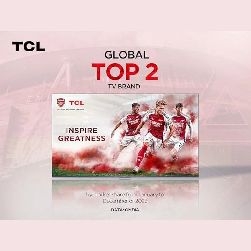 TCL New Launch 65RC650K 65-inch QLED Pro Television, 4K Ultra HD, Roku TV (Smart TV with Dolby Vision & Audio, HDR 10+