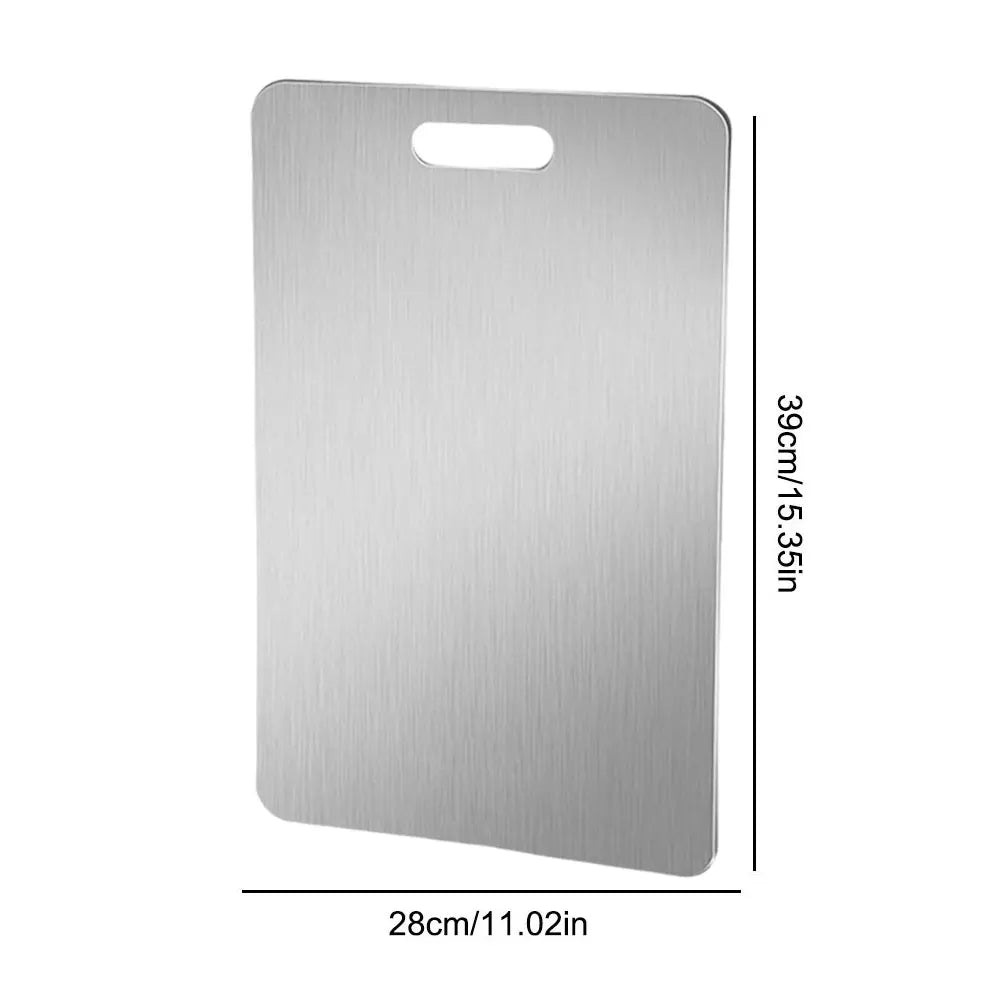 Stainless Steel Thickened Cutting Board Antibacterial Mildew-proof Kneading Dough Board Kitchen Fruit vegetable Cutting Board