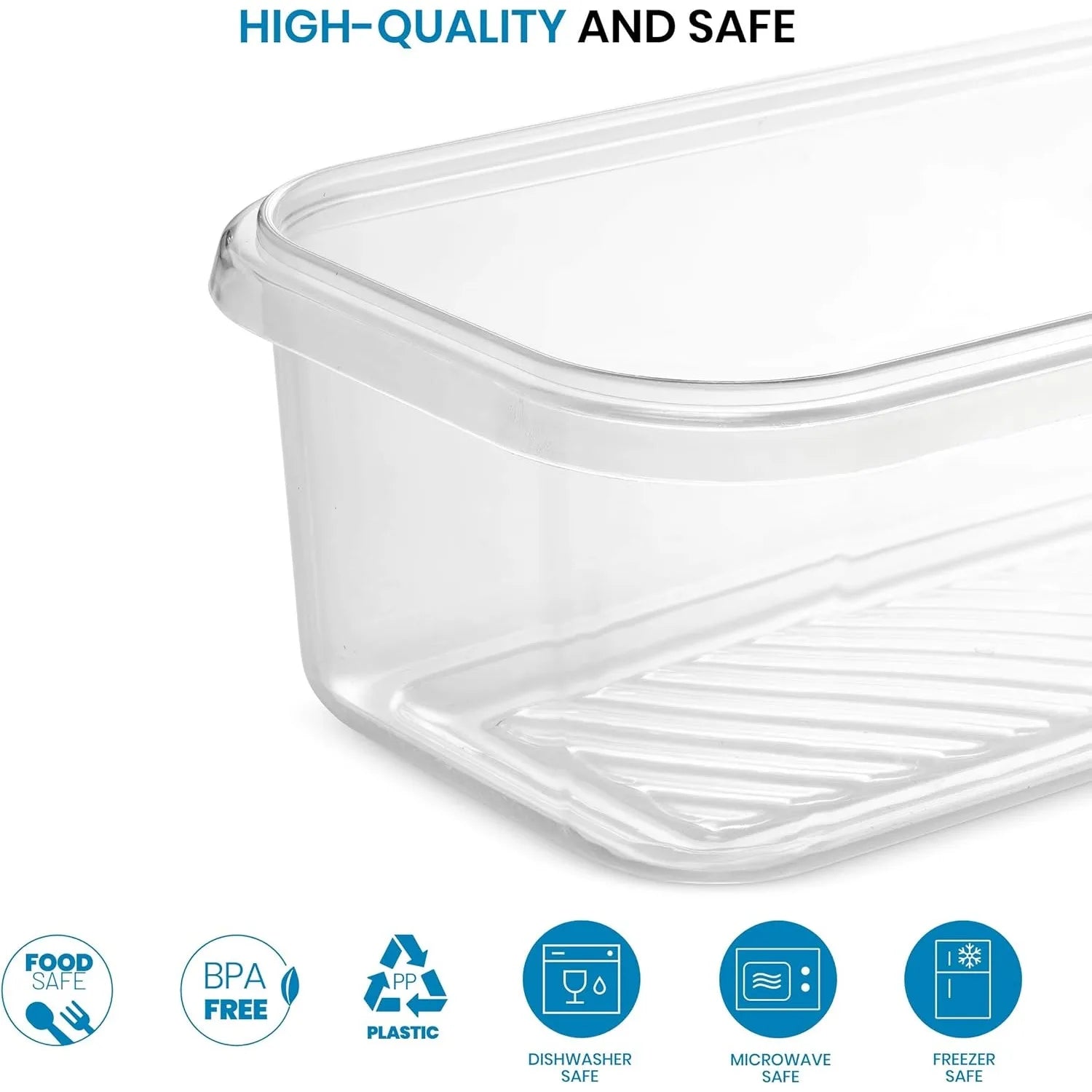 Food Storage Containers 40-Piece Airtight Leakproof BPA-Free Durable Plastic for Leftovers Freezer Microwave Dishwasher-Safe