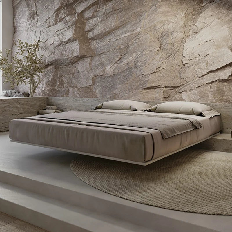 Floating Create Bed Minimalist Wedding High Quality Simple Modern Bed Design Full Body Ltalian Style Muebles Bedroom Furniture