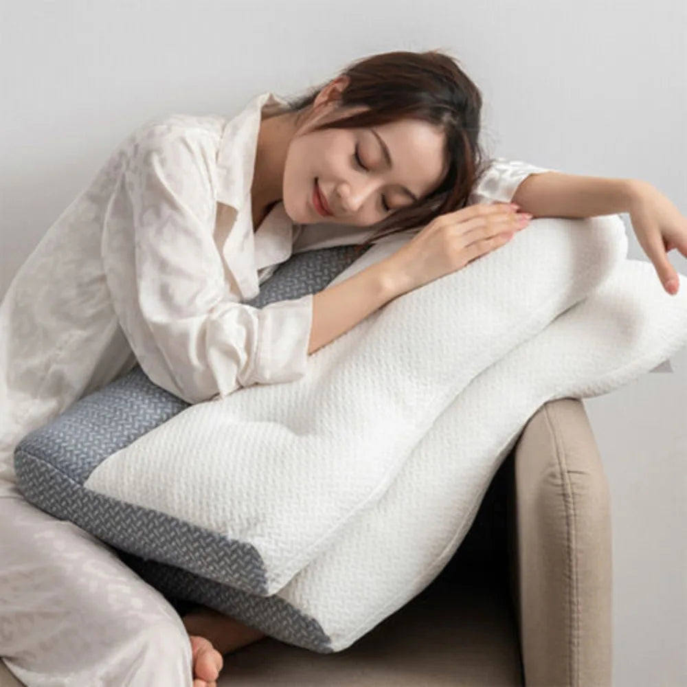 Ergonomic Orthopedic Foam-Pillow Cervical Pillow For Neck & Shoulder Pain Relief