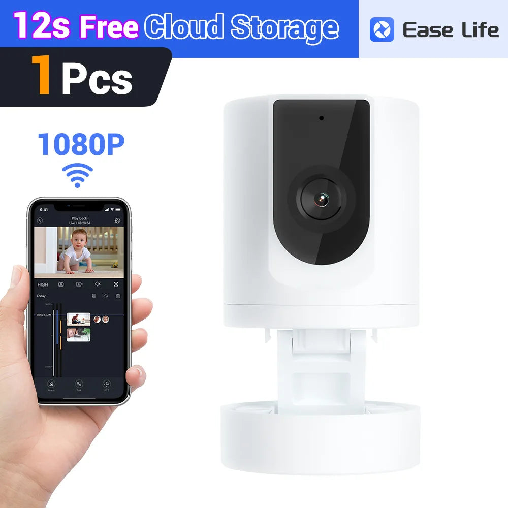 Pet Camera ,Security Camera Indoor,Pet Camera with Phone App, ,Security Camera Indoor，Foldable Baby Camera for Home Security